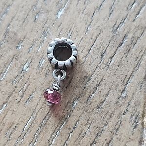 PANDORA Tourmaline October Birthstone STERLING SILVER CHARM 925 ALE Retired